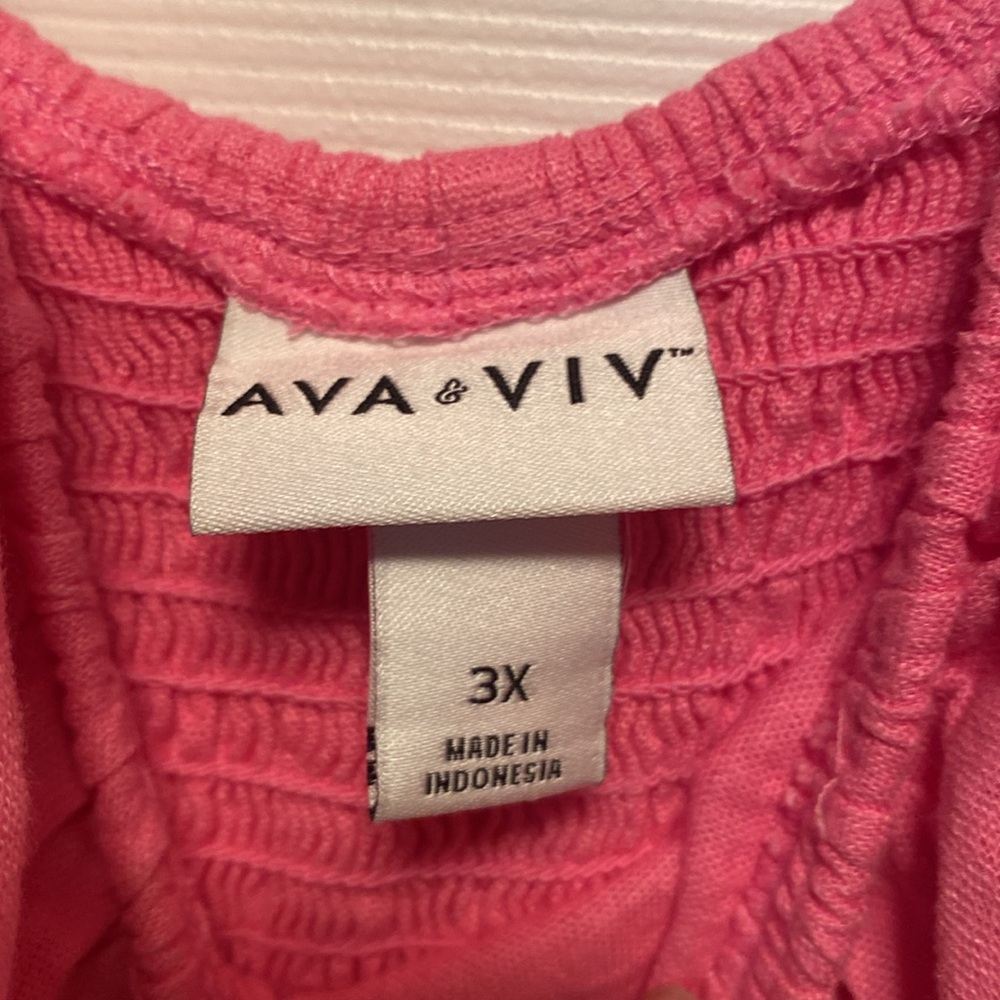 Brand New Ava & Viv Pink Sleeveless Dress… - Picture 6 of 8